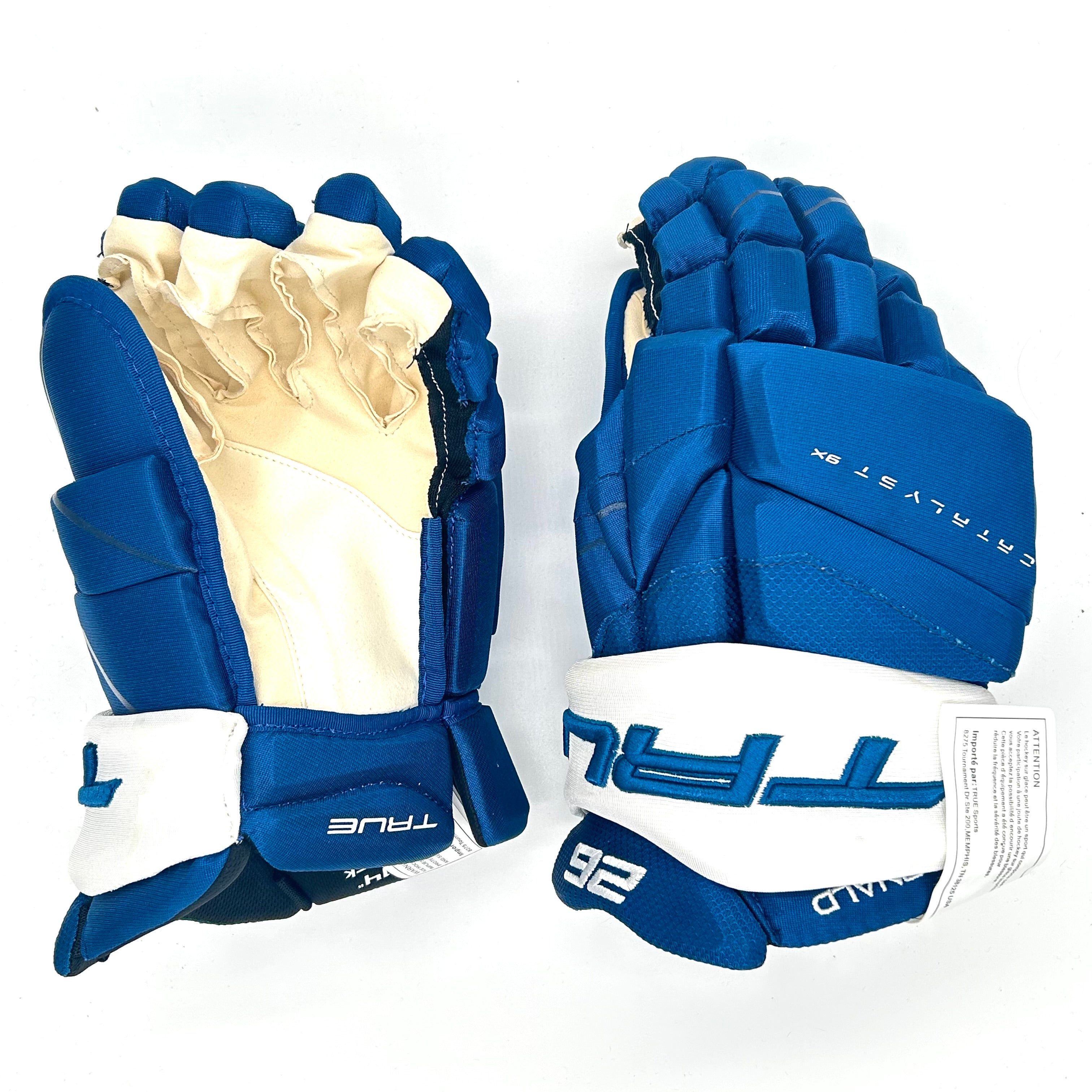 True Catalyst 9X - Gant NHL Pro Stock - Jacob Macdonald (Bleu/Blanc)